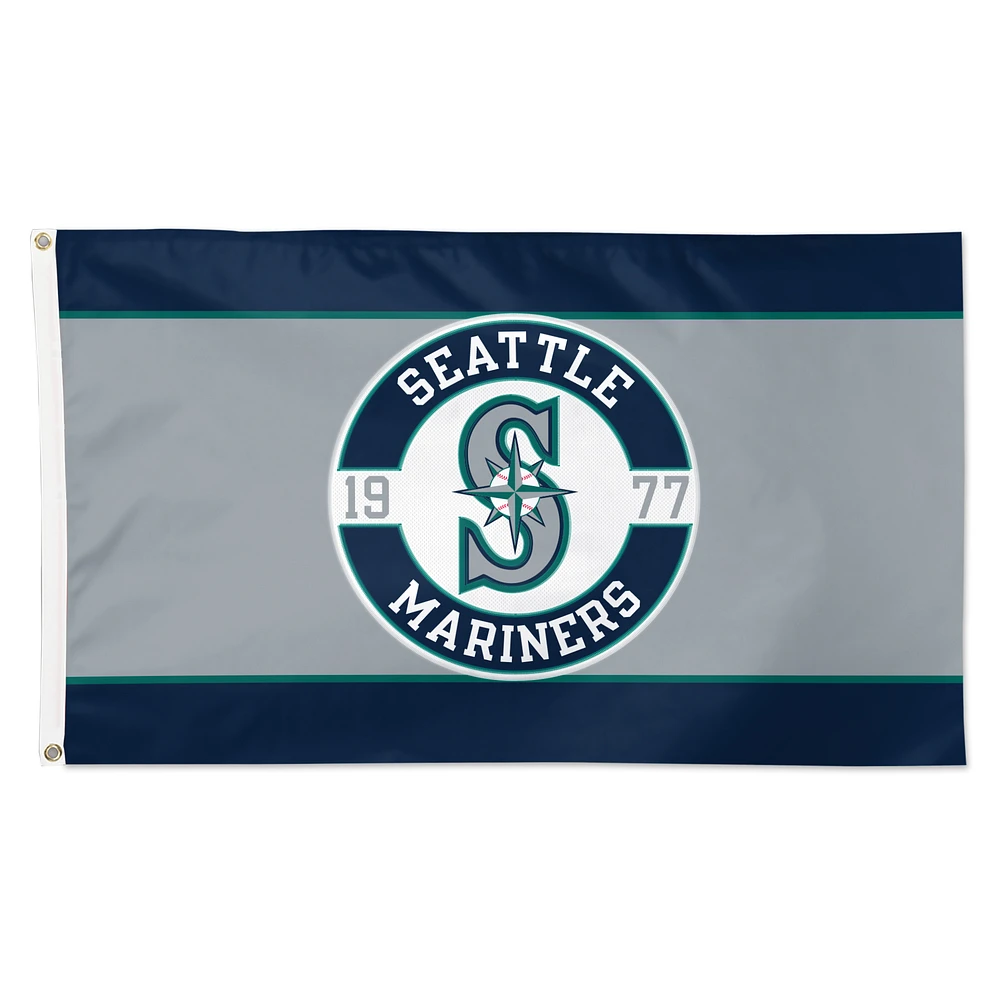WinCraft Seattle Mariners 3' x 5' Applique Flag
