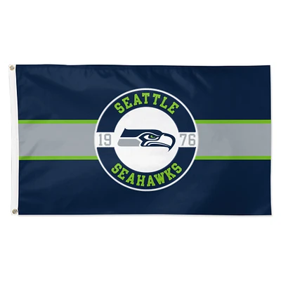 WinCraft Seattle Seahawks 3' x 5' Applique Flag