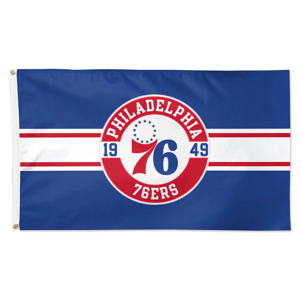 WinCraft Philadelphia 76ers 3' x 5' Applique Flag