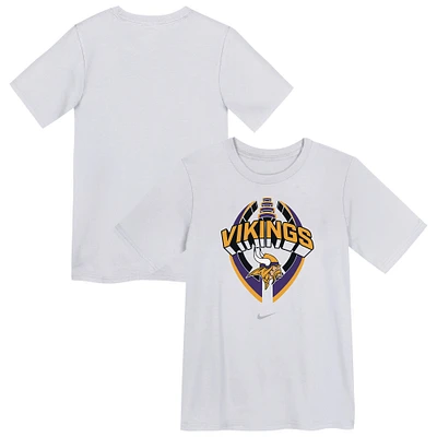 Preschool Nike White Minnesota Vikings Icon Legend Performance T-Shirt