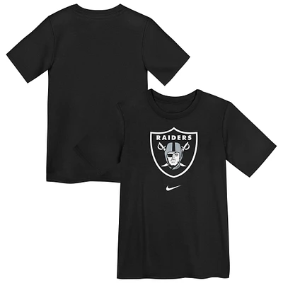 Preschool Nike Black Las Vegas Raiders Primary Logo Legend Performance T-Shirt