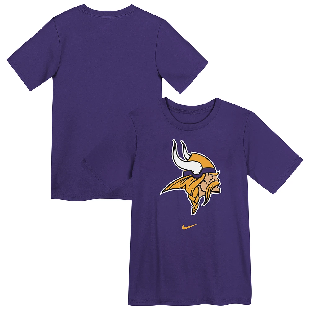 Preschool Nike Purple Minnesota Vikings Primary Logo Legend Performance T-Shirt