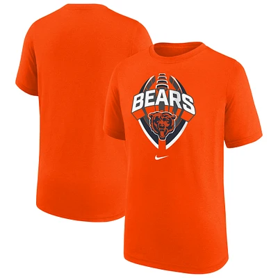 Youth Nike Orange Chicago Bears Icon Legend T-Shirt
