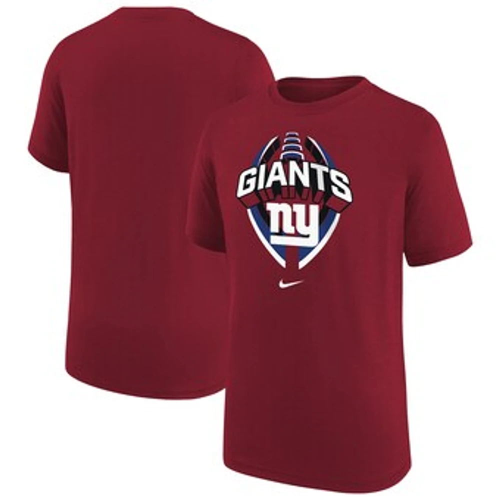 Youth Nike Red New York Giants Icon Legend T-Shirt