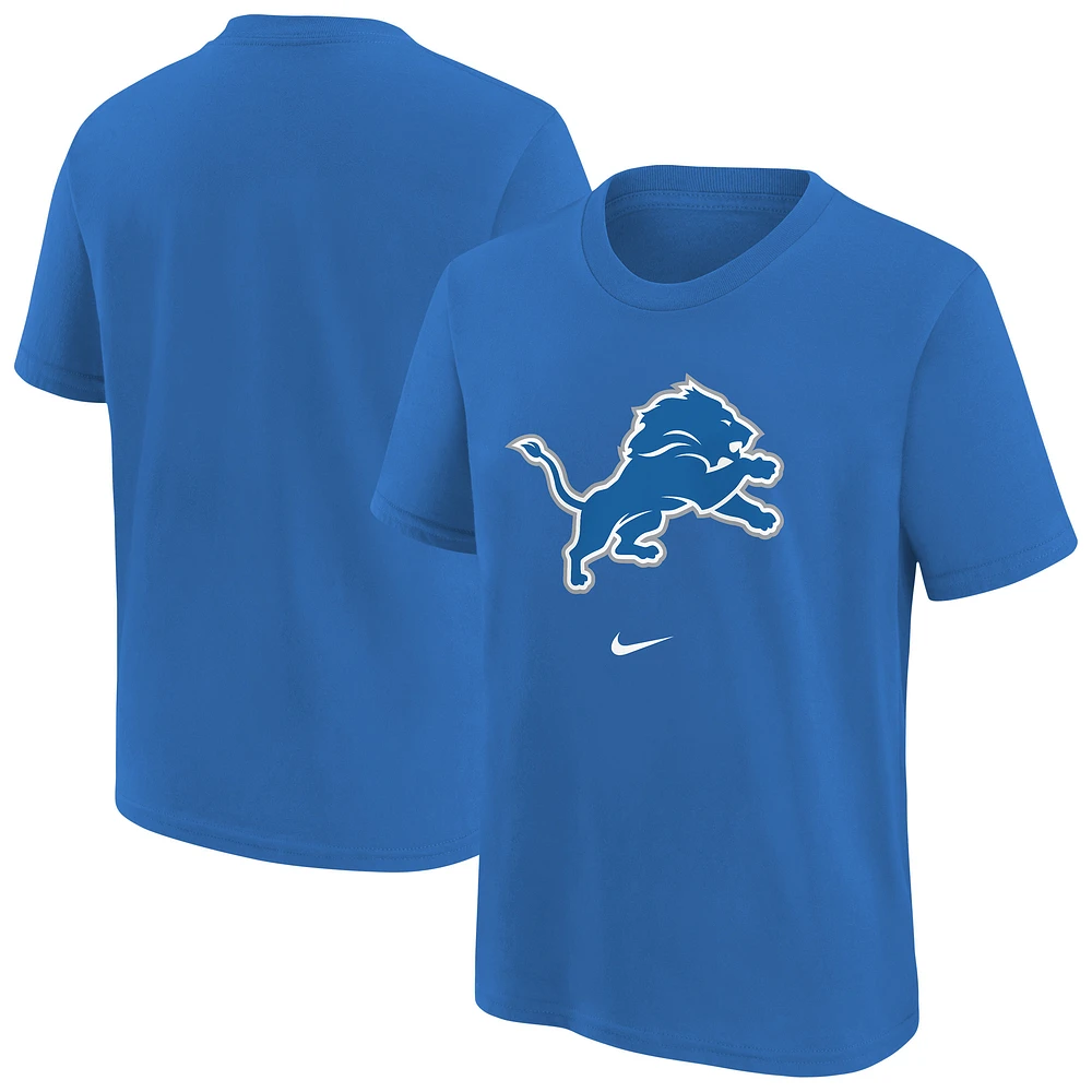 Youth Nike Blue Detroit Lions Primary Logo Legend T-Shirt