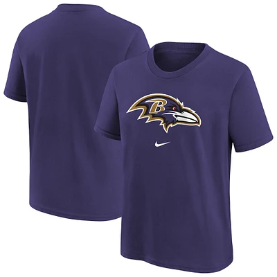 Youth Nike Purple Baltimore Ravens Primary Logo Legend T-Shirt