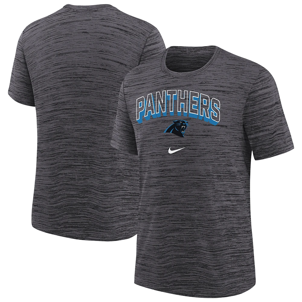 Youth Nike Black Carolina Panthers Sideline Velocity Performance T-Shirt