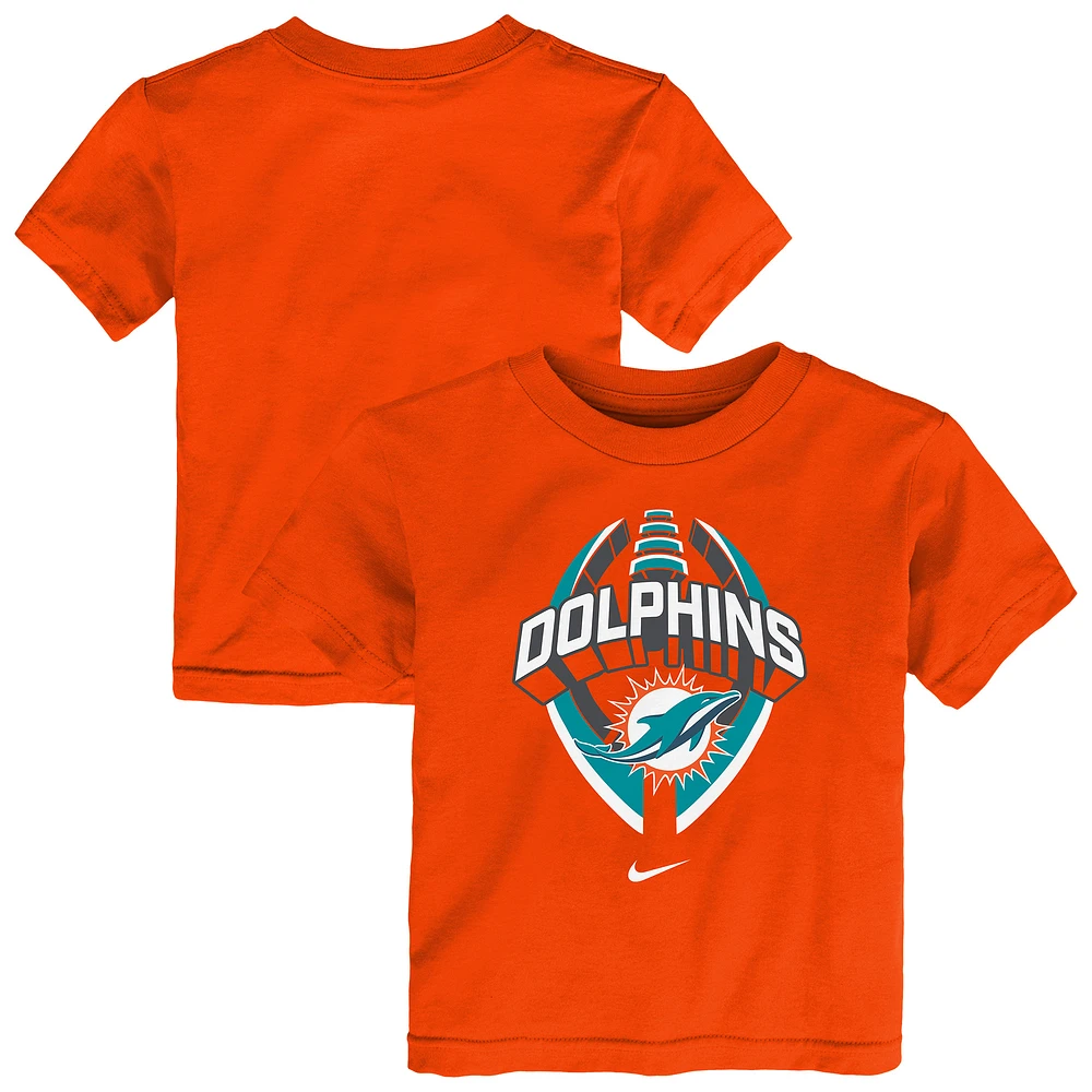 Toddler Nike Orange Miami Dolphins Icon Legend T-Shirt