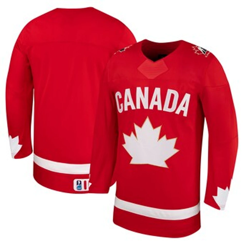 Unisex Red Hockey Canada Alternate Replica Jersey