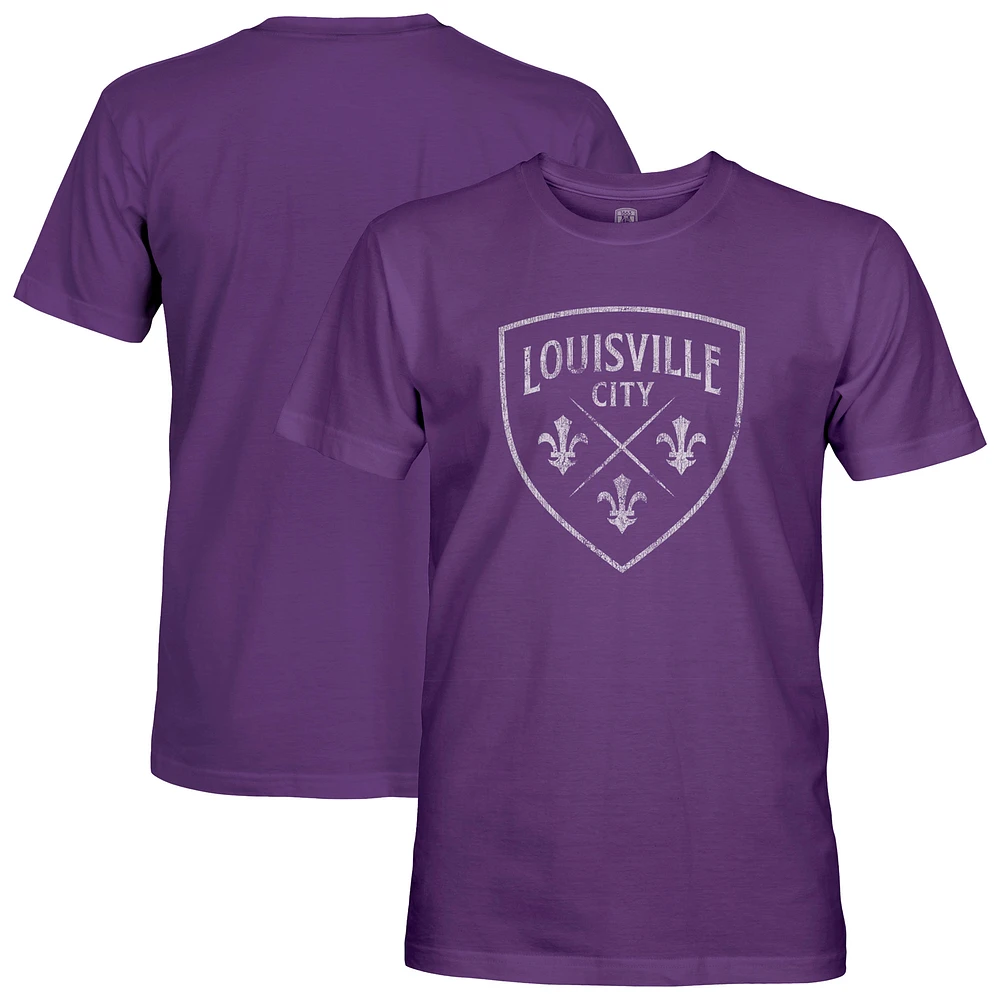 Men's 1863FC Purple Louisville City FC Mono Badge T-Shirt