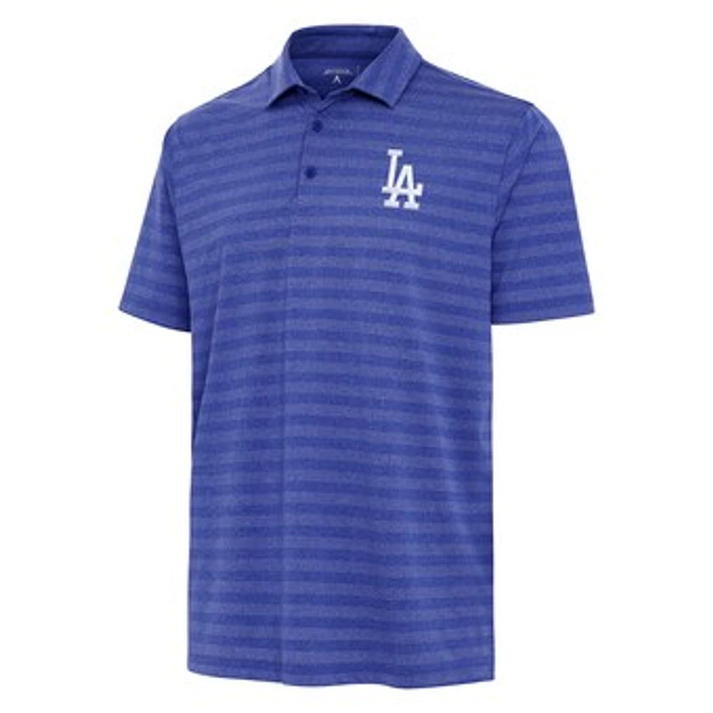 Men's Antigua Heather Royal Los Angeles Dodgers Urge Polo