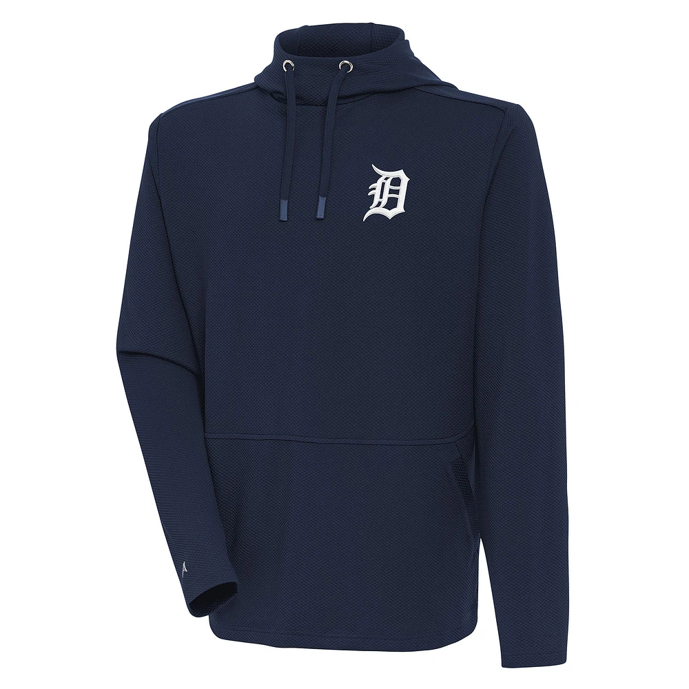 Men's Antigua Navy Detroit Tigers Pullover Hoodie