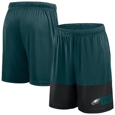 Men's Fanatics Teal/Black Philadelphia Eagles Big & Tall Best of the Performance Shorts