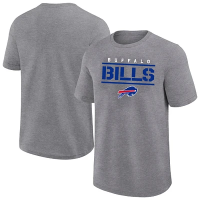 Men's Fanatics Heather Gray Buffalo Bills Big & Tall Top Notch T-Shirt