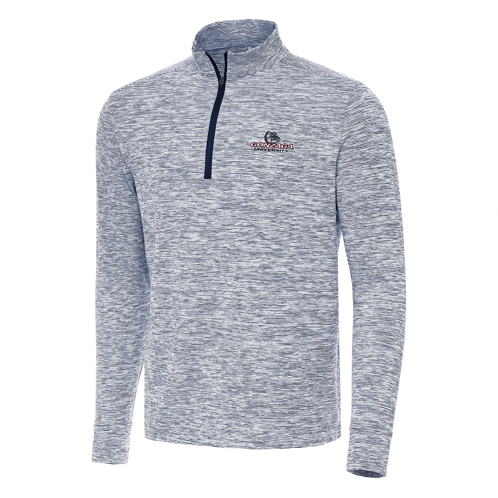 Men's Antigua Navy Gonzaga Bulldogs Cause Quarter-Zip Top