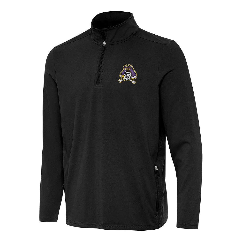 Men's Antigua ECU Pirates Perilous Quarter-Zip Sweatshirt
