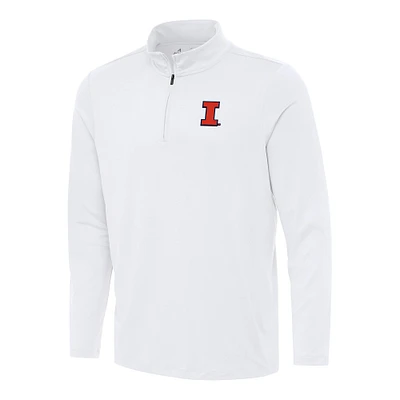 Men's Antigua Illinois Fighting Illini Reprocess Quarter-Zip Top
