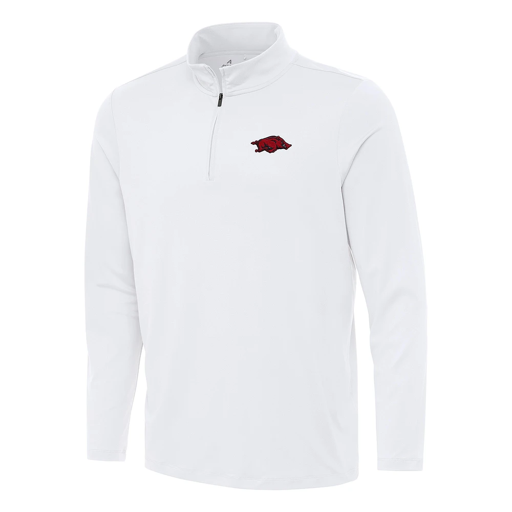 Men's Antigua Arkansas Razorbacks Reprocess Quarter-Zip Top