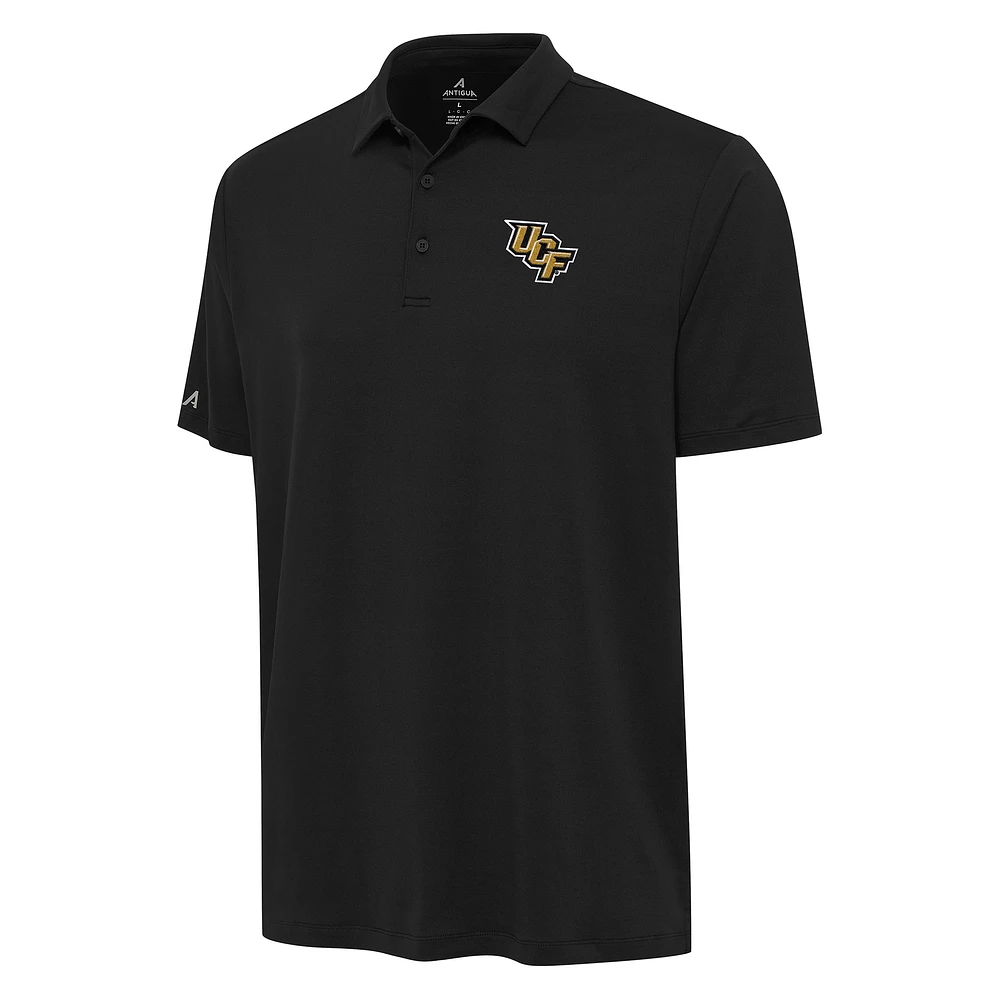 Men's Antigua Black UCF Knights Reprocess Polo