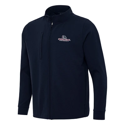 Men's Antigua Navy Gonzaga Bulldogs Regard Full-Zip Jacket