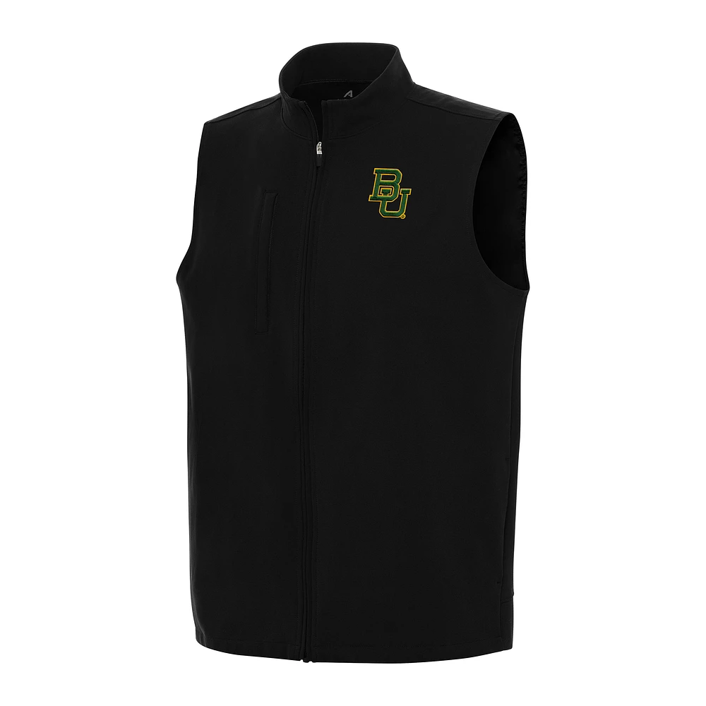 Men's Antigua Black Baylor Bears Regard Full-Zip Vest