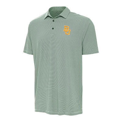 Men's Antigua Green/White Baylor Bears Twine Polo