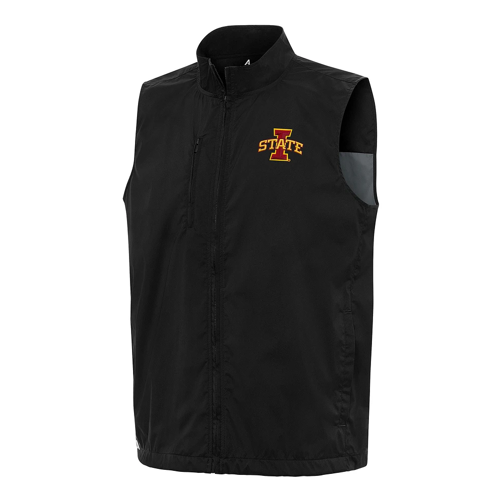 Men's Antigua Iowa State Cyclones Brisk Full-Zip Vest