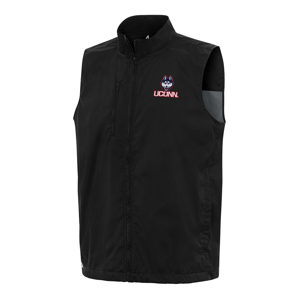 Men's Antigua UConn Huskies Brisk Full-Zip Vest