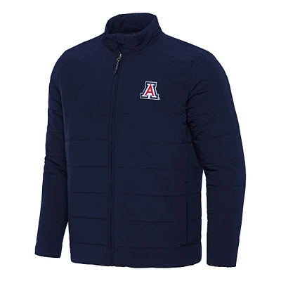 Men's Antigua Navy Arizona Wildcats Swelter Full-Zip Puffer Jacket