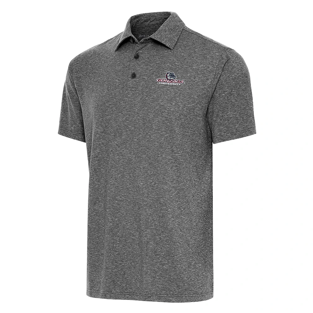 Men's Antigua Heather Gonzaga Bulldogs Big & Tall Par 3 Polo