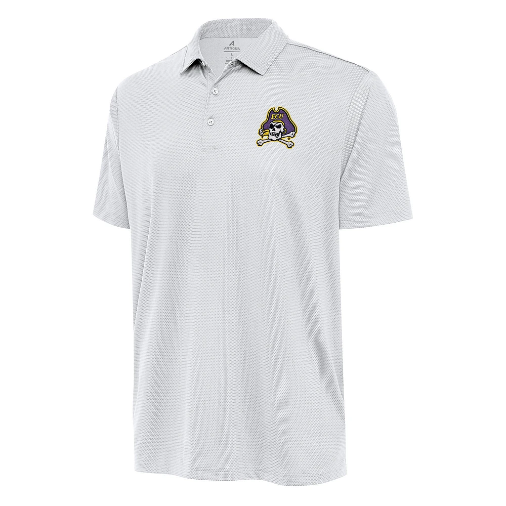 Men's Antigua White ECU Pirates Big & Tall Ellipse Polo