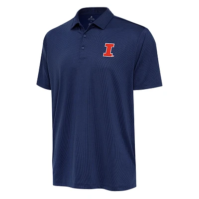 Men's Antigua Navy Illinois Fighting Illini Big & Tall Ellipse Polo