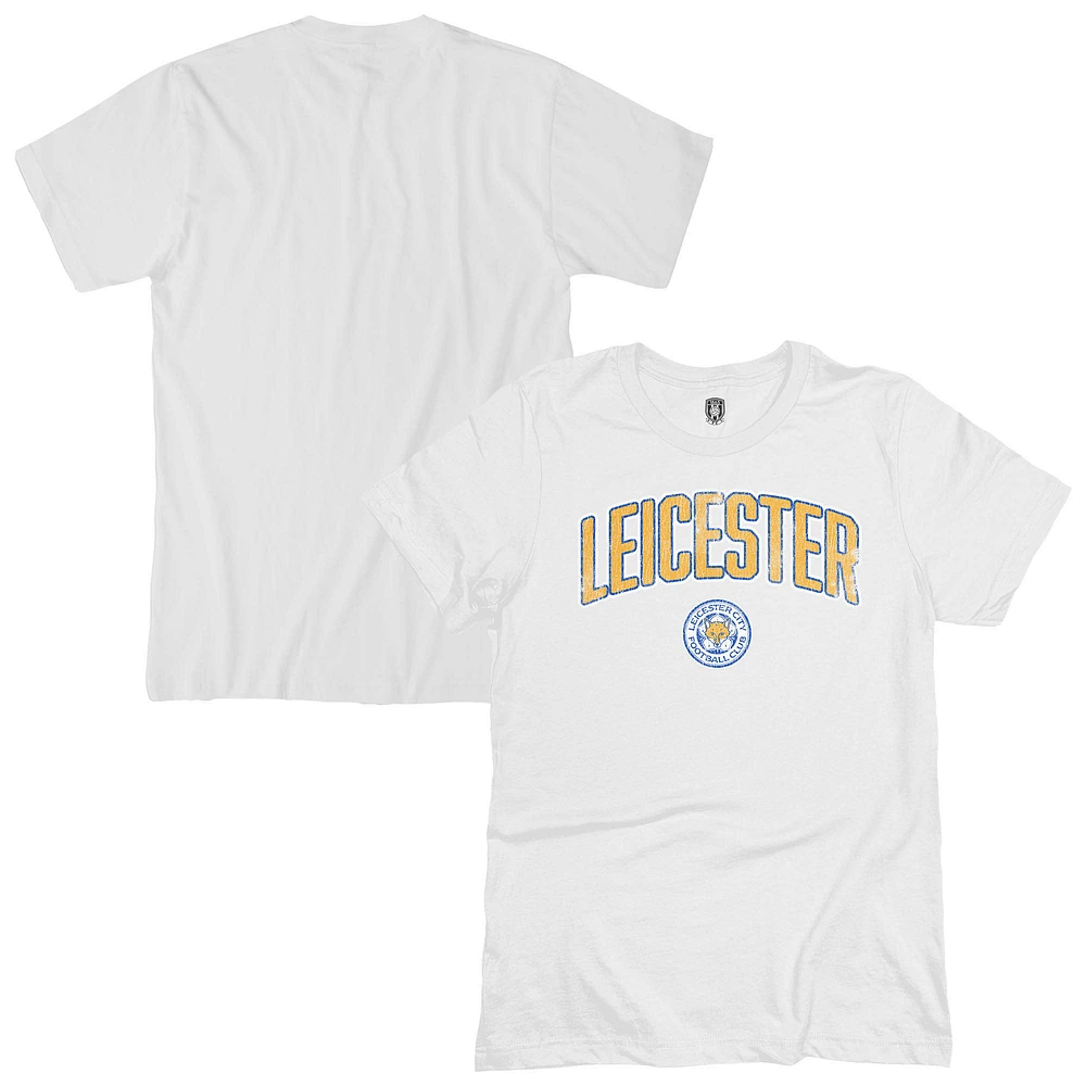 Men's 1863FC White Leicester City Wordmark T-Shirt