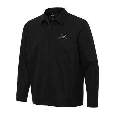 Men's Antigua Black Providence Friars Pivot Full-Zip Jacket