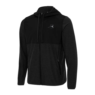 Men's Antigua Black Providence Friars Sway Full-Zip Hoodie Jacket
