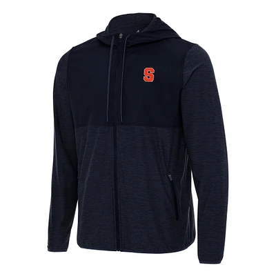 Men's Antigua Navy Syracuse Orange Sway Full-Zip Hoodie Jacket