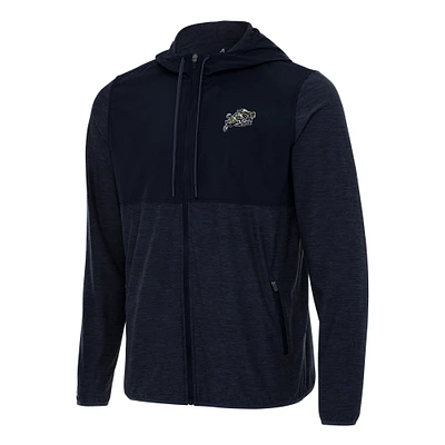Men's Antigua Navy Midshipmen Sway Full-Zip Hoodie