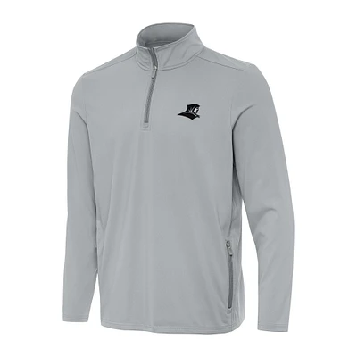 Men's Antigua Gray Providence Friars Perilous Quarter-Zip Sweatshirt