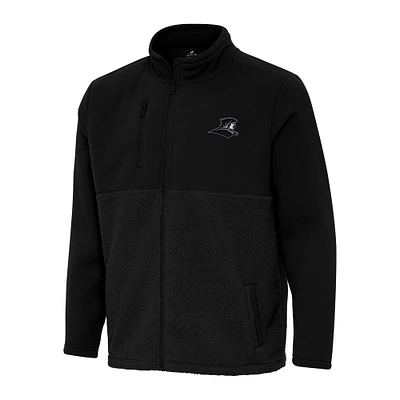 Men's Antigua Black Providence Friars Daily Fused Full-Zip Jacket