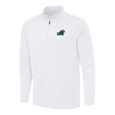 Men's Antigua Tulane Green Wave Reprocess Quarter-Zip Top