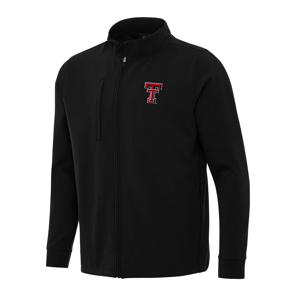 Men's Antigua Texas Tech Red Raiders Regard Full-Zip Jacket