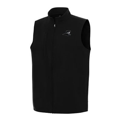 Men's Antigua Black Providence Friars Regard Full-Zip Vest