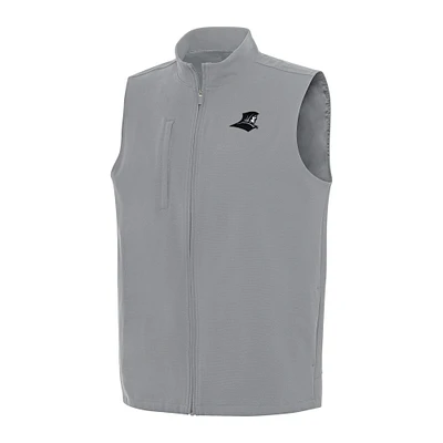 Men's Antigua Gray Providence Friars Regard Full-Zip Vest