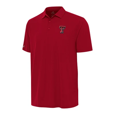 Men's Antigua Red Texas Tech Raiders Era Polo