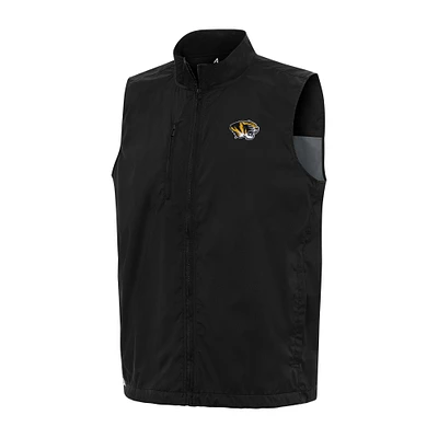 Men's Antigua Missouri Tigers Brisk Full-Zip Vest