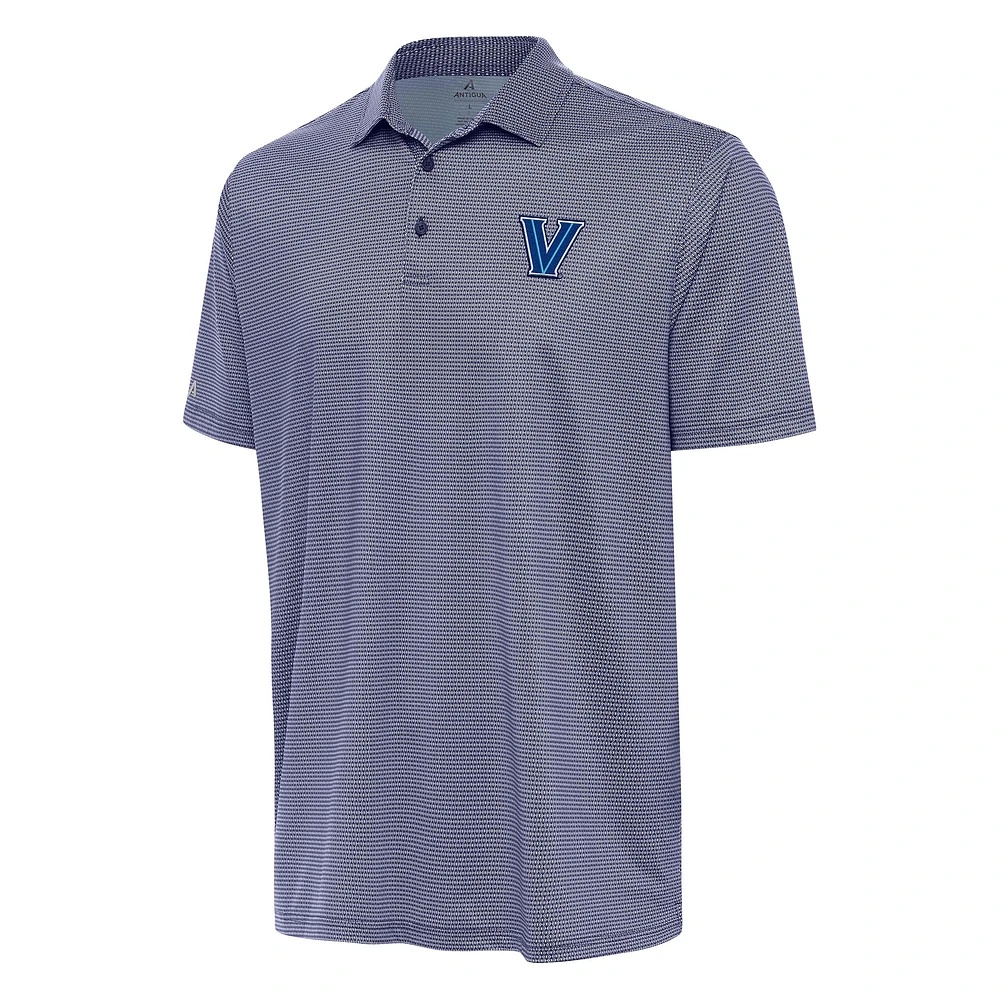 Men's Antigua Navy/White Villanova Wildcats Rings Polo