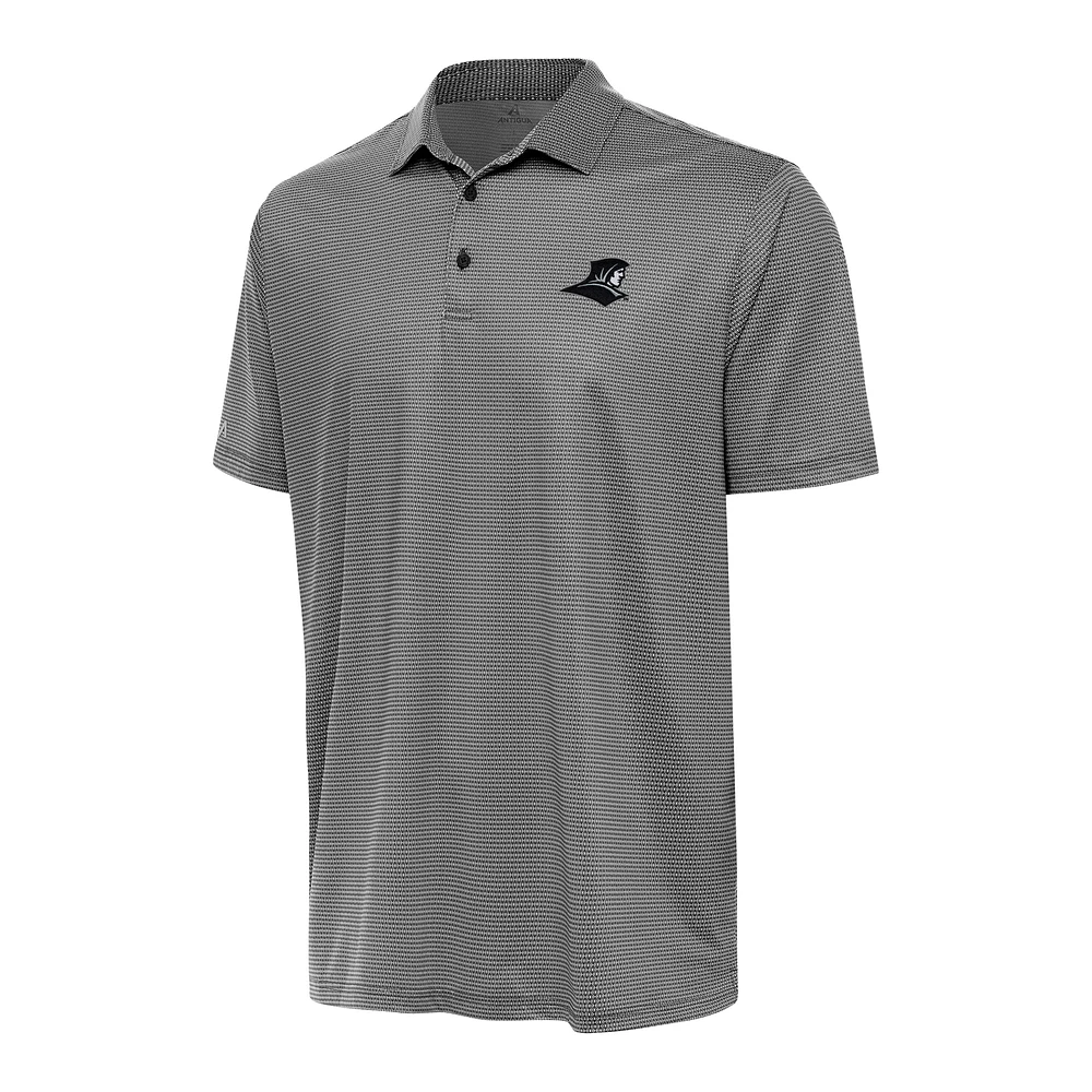 Men's Antigua Black/White Providence Friars Rings Polo