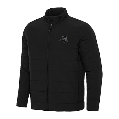 Men's Antigua Black Providence Friars Swelter Full-Zip Puffer Jacket