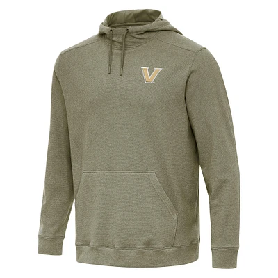 Men's Antigua Olive Vanderbilt Commodores Cloud Pullover Hoodie