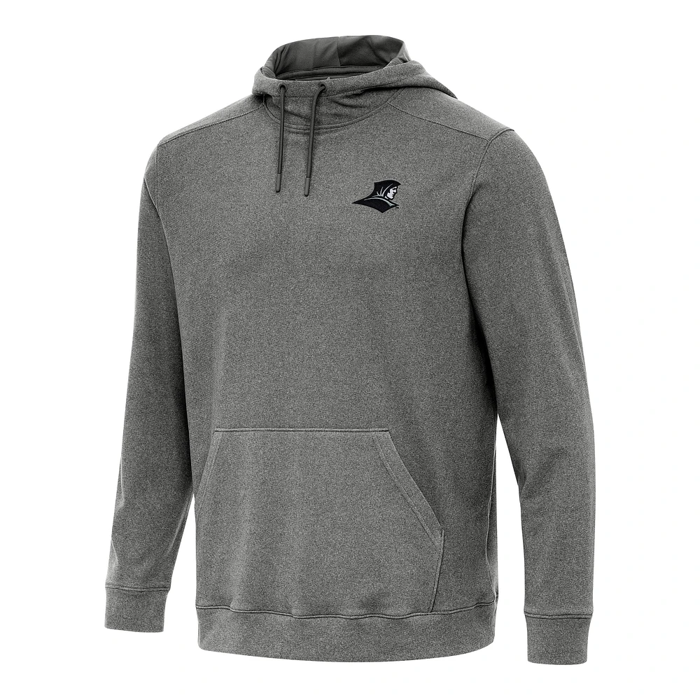 Men's Antigua Heather Charcoal Providence Friars Cloud Pullover Hoodie